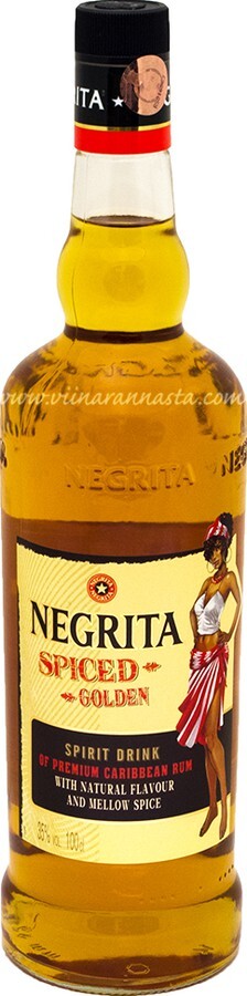 Negrita Bardinet Spiced Golden 35% 1000ml