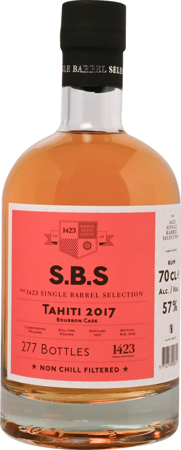 S.B.S 2017 Tahiti Bourbon Cask 57% 700ml