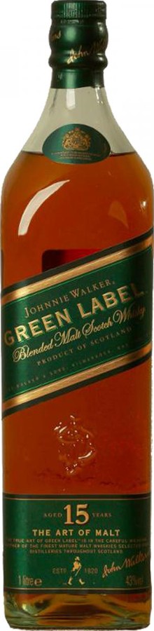 Johnnie Walker Green Label The Art of Malt 43% 1000ml