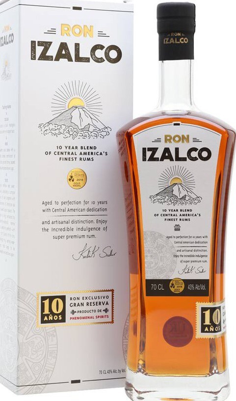 Ron Izalco Phenomenal Spirits 10yo 43% 700ml