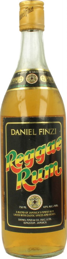 Daniel Finzi Reggae Rum 43% 750ml