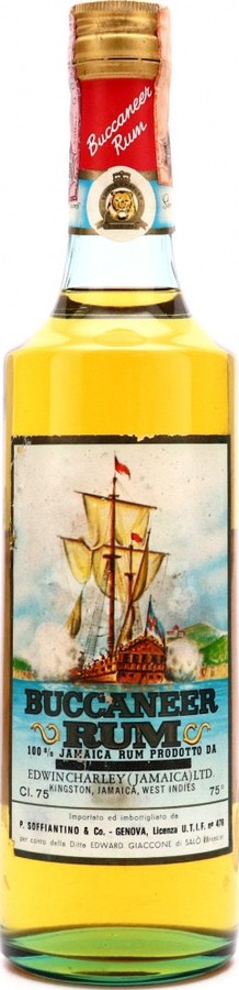 Buccaneer Rum Jamaica 1960s 75% 750ml