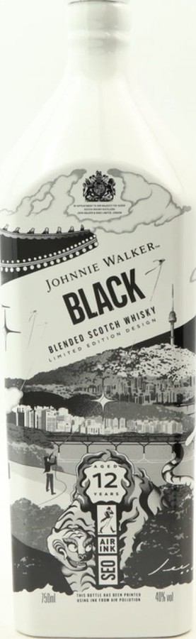 Johnnie Walker Black Air Ink Seoul 40% 750ml