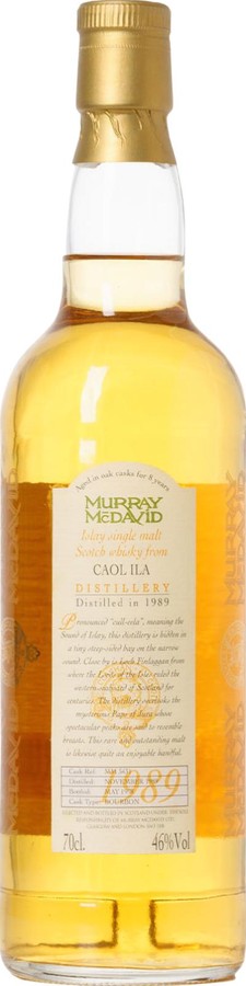 Caol Ila 1989 MM Bourbon 46% 700ml
