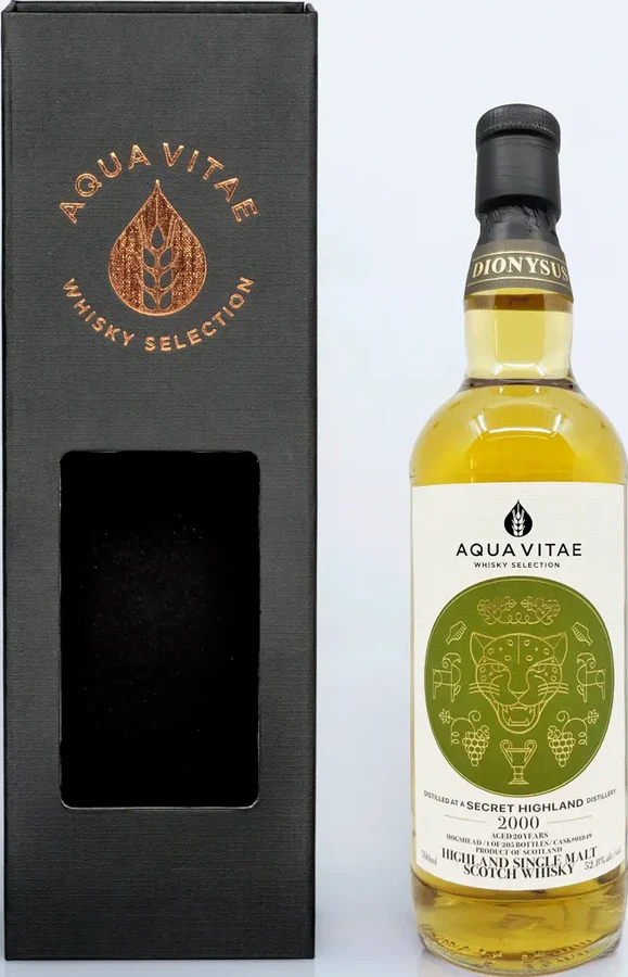 Secret Highland 2000 AqV Whisky Selection Refill Hogshead 52.8% 700ml