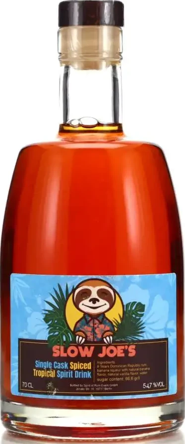 Spirit of Rum Dominican Republic Slow Joe's Single Cask Spiced Tropical Spirit Drink 8yo 54.7% 700ml