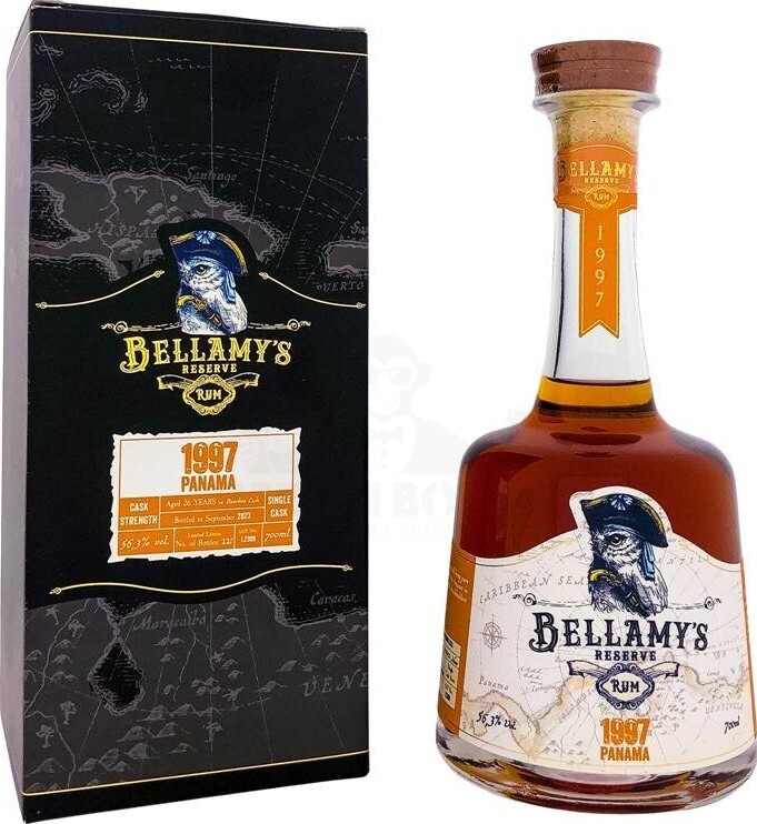 Bellamy's Reserve Rum 1997 Panama 26yo 56.3% 700ml