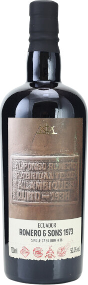 FRC Romero & Sons 1973 Ecuador Single Cask Rum #36 50.4% 700ml