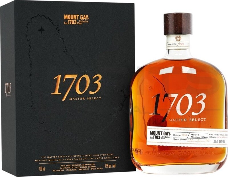 Mount Gay 1703 Master Select Release 2018 43% 700ml