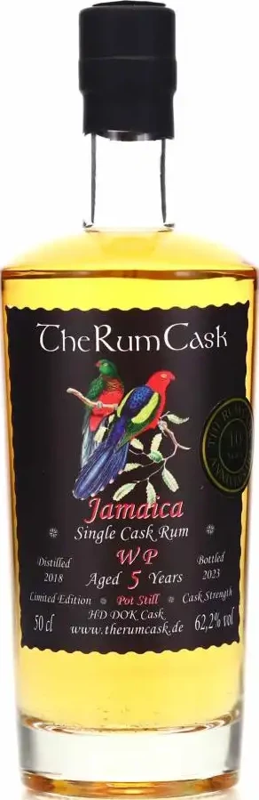 The Rum Cask 2018 Worthy Park Jamaica Single Cask 5yo 62.2% 500ml