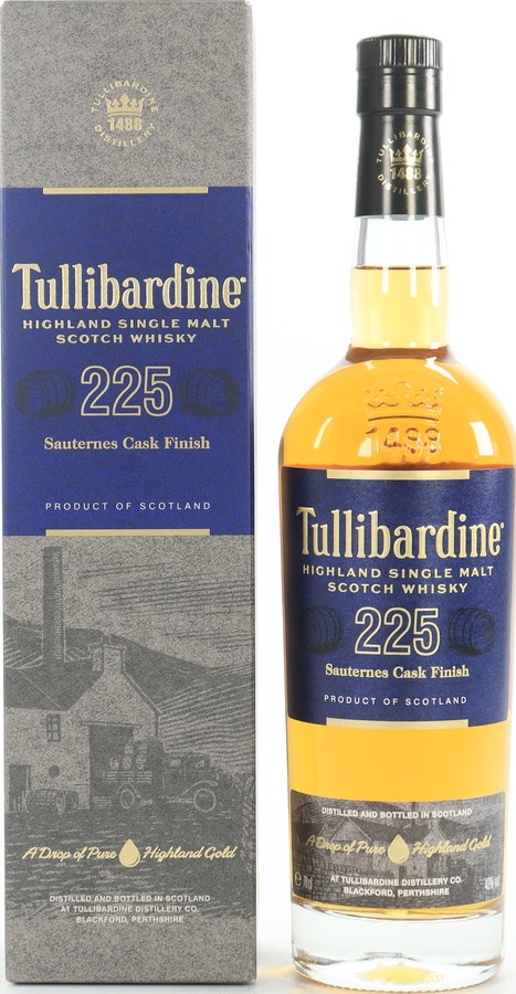 Tullibardine 225 Sauternes Cask Finish Sauternes 43% 700ml