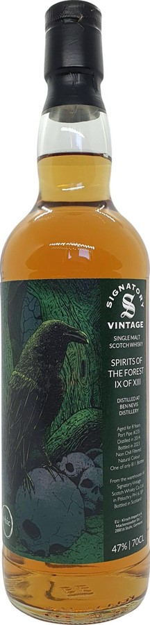Ben Nevis 2014 SV Spirits of the Forest Port Pipe whic whiskycircle 47% 700ml