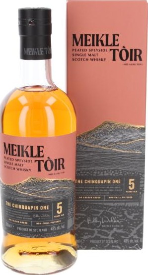 Meikle Toir 5yo The Chinquapin One Ex-Bourbon Chinquapin virgin oak barrels 48% 700ml