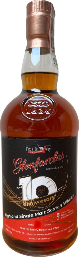 Glenfarclas 2013 SE 1st fill sherry hogshead The Taste of Whisky Bartosz Wozniak & Rafal Krukowski 59.8% 700ml