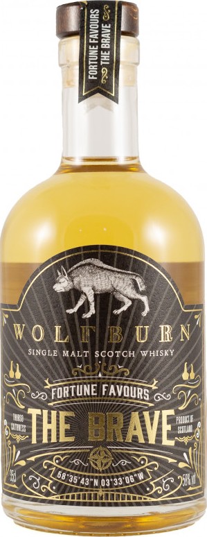 Wolfburn The Brave Fortune Favours 58% 350ml