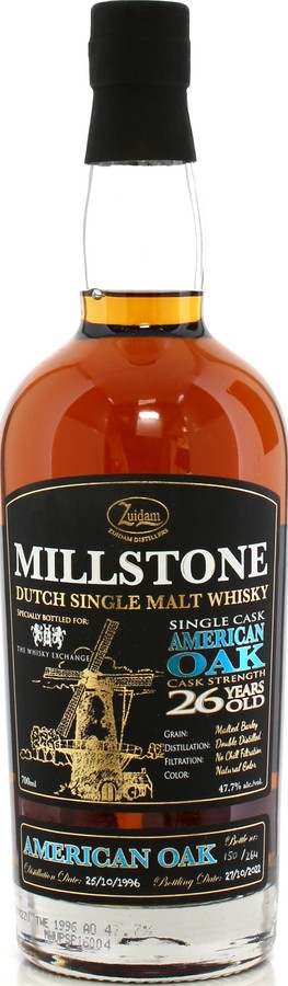 Millstone 1996 American Oak The Whisky Exchange 47.7% 700ml