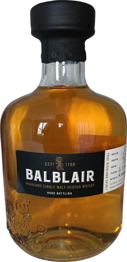 Balblair 2007 Distillery Hand Bottling 57.3% 700ml