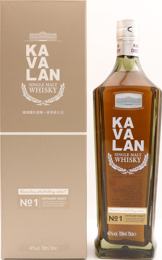Kavalan Distillery Select No. 1 40% 700ml