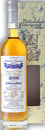 Glenrothes 2008 AC Double Matured Selection Bourbon Barrel + Caroni Rum Barrel Finish 58.9% 700ml