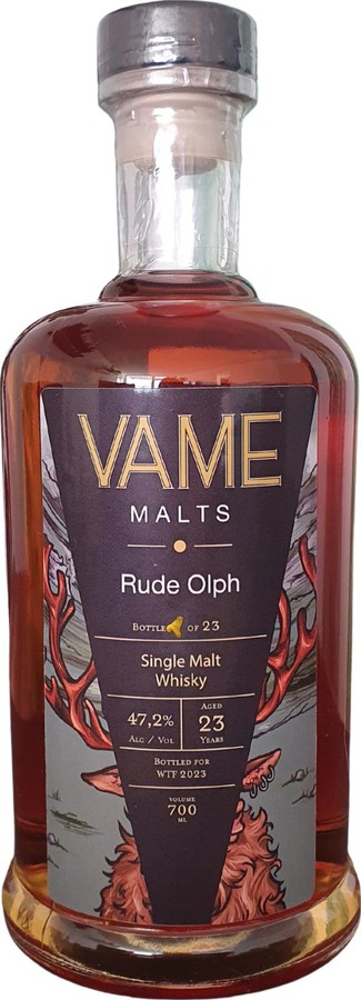 Vame Malts 23yo VAME Rude Olph Amarone Finish WTF 2023 47.2% 700ml