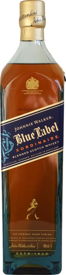 Johnnie Walker Blue Label Xordinaire French XO Cognac 40% 1000ml