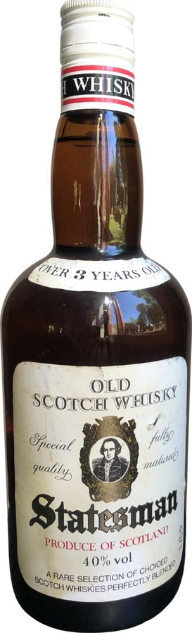 Statesman 3yo WoWy Old Scotch Whisky ruckforth GMBH Rottenburg 40% 700ml