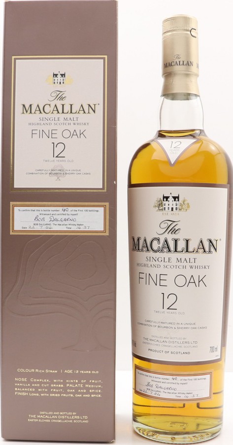 Macallan 12yo Fine Oak 40% 700ml