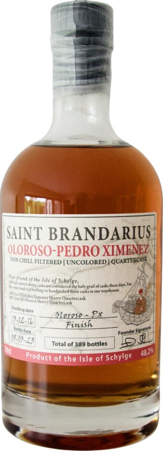 Saint Brandarius 2016 IoS Oloroso Pedro Ximenez Oloroso & PX 50% 700ml