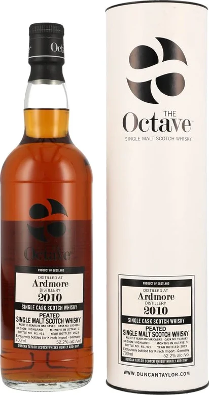 Ardmore 2010 DT The Octave Sherry Octave Finish Kirsch Import 52.2% 700ml