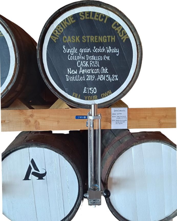 Arbikie 2019 Hand bottled available only at the distillery Virgin American Oak 54.8% 700ml