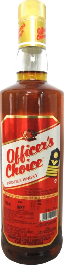 Officer's Choice Blue Prestige Whisky 42.8% 750ml