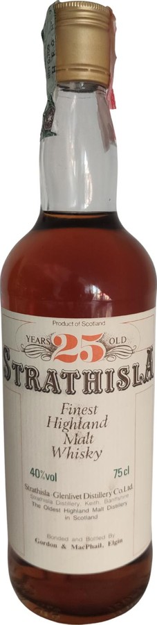Strathisla 25yo Finest Highland Malt Whisky Da Donini s.p.A Milano 40% 750ml