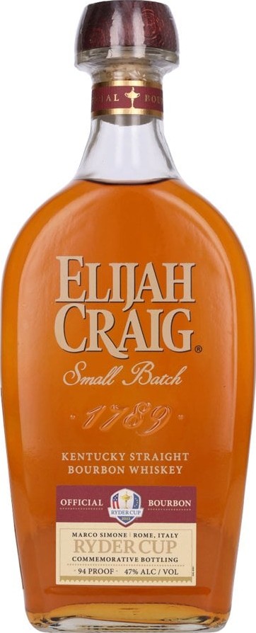 Elijah Craig Ryder Cup Marco Simone 2023 Small Batch 47% 700ml