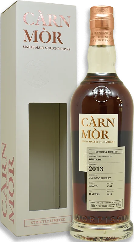 Whitlaw 2013 MSWD Carn Mor Strictly Limited Edition Olorosso sherry 47.5% 700ml