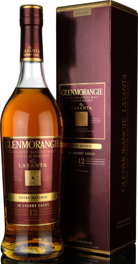 Glenmorangie 12yo Lasanta 2nd Edition Oloroso Sherry Finish 46% 700ml