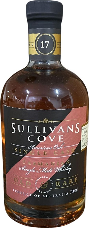 Sullivans Cove 2005 Old & Rare 2nd Fill American Oak 47.4% 700ml