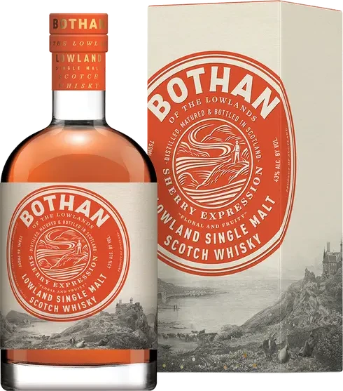 Bothan Sherry Expression Lowland Single Malt Scotch Whisky Ex-Sherry 43% 750ml