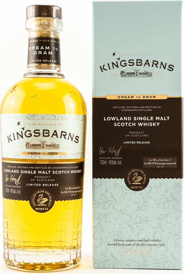 Kingsbarns Dream to Dram Limited Release 46% 700ml