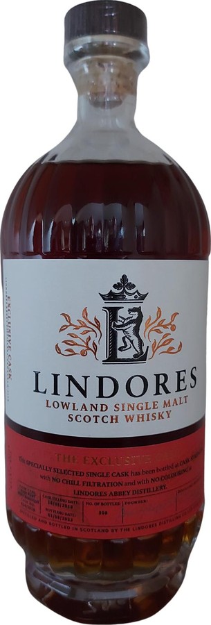 Lindores Abbey 2018 The Exclusive Cask Ruby Port Wine Barrique Whiskyfestival Gent 2023 60.1% 700ml