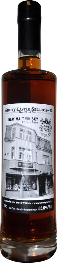 Islay Malt Whisky The Final Cut Whisky Castle Selection 8 PX Finish Whiskyburg 55% 700ml
