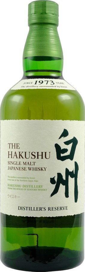Hakushu Distiller's Reserve 100th Anniversary Suntory Whisky 43% 700ml