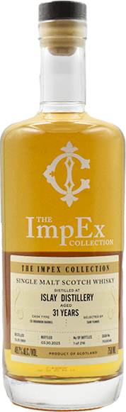 Distilled at Islay 1991 ImpEx The ImpEx Collection Ex-Bourbon Barrel 48.7% 750ml
