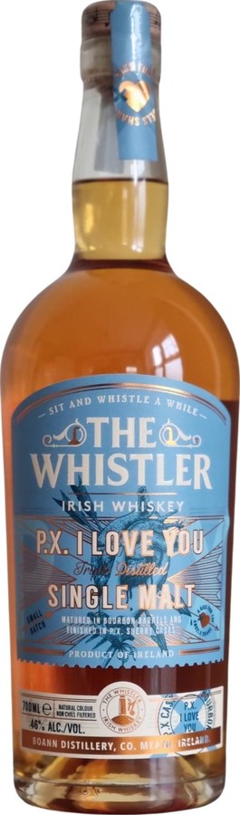 The Whistler P.X. I Love You Small Batch Ex-bourbon+Pedro Ximenez Sherry Finish 46% 700ml