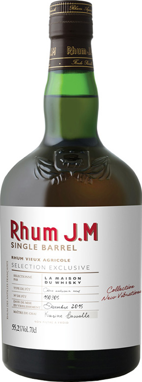 Rhum J.M 2015 Single Barrel #150305 Selection Exclusive LMDW Collection New Vibrations 7yo 55.2% 700ml