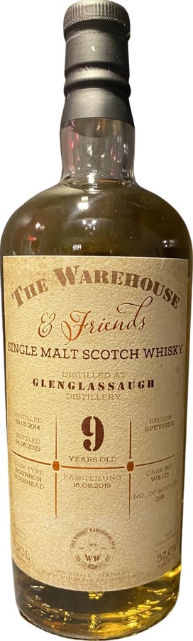 Glenglassaugh 2014 WW8 The Warehouse & Friends Bourbon Hogshead 57% 700ml