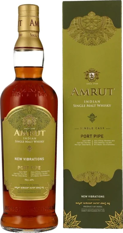 Amrut 2014 Port Pipe LMDW 60% 700ml
