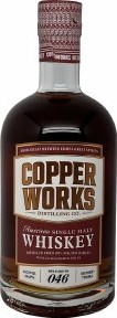 Copperworks American Single Malt Whisky Release No. 046 50% 750ml