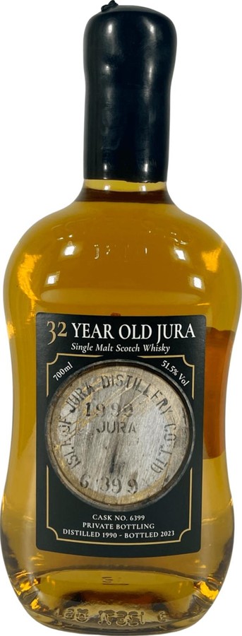 Isle of Jura 1990 Private Bottling 1st Fill Bourbon Finished 8yo Private Owner 51.5% 700ml