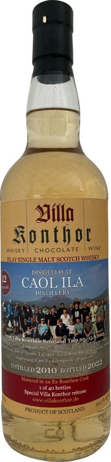 Caol Ila 2010 VK Special Villa Konthor release Ex-Bourbon 55.5% 700ml