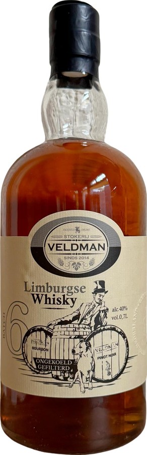 Limburgse Whisky 2020 Bourbon Pinot Noir 40% 700ml